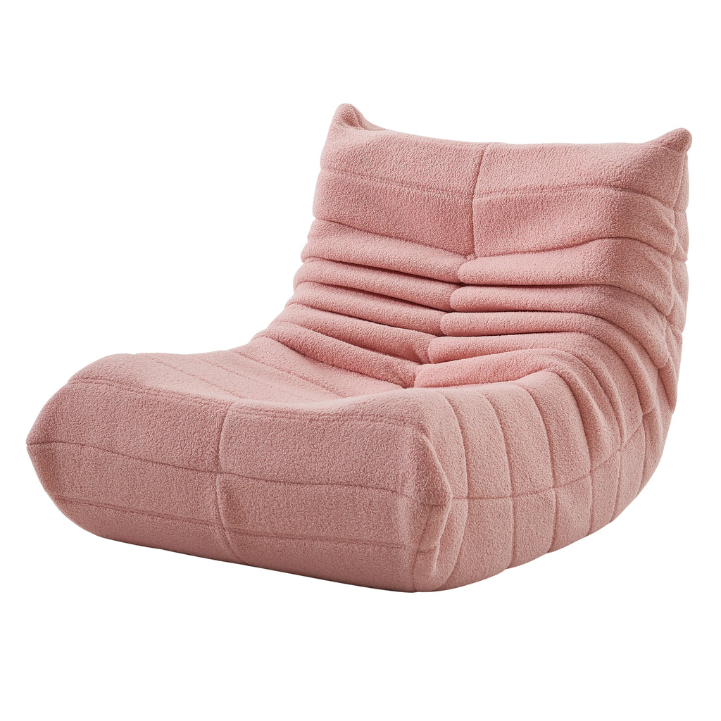 Anajqaqia Lazy Sofa Lamb Fleece Green Pink