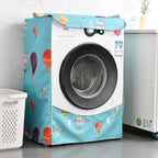 Waterproof Washing Machine Cover Home Polyester Roller  Laundry Silver Coating Dustproof Case Cover