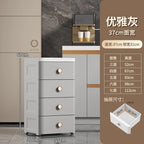 Modern Plastic Cabinet for Bedside Drawer Type Narrow Side Bathroom Cabinet Creative Cabinets for Laundry Room