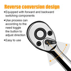 46-Pc. Drive Socket & Ratchet Wrench Set - Car Tool Kit | AlluCanFind