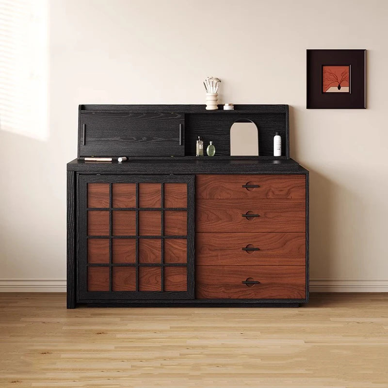 Wood Cosmetics Vanity Table Bedroom Makeup Drawers Mirror Chair Modern Dressing Table Cheap Cosmetics Penteadeira Home Furniture