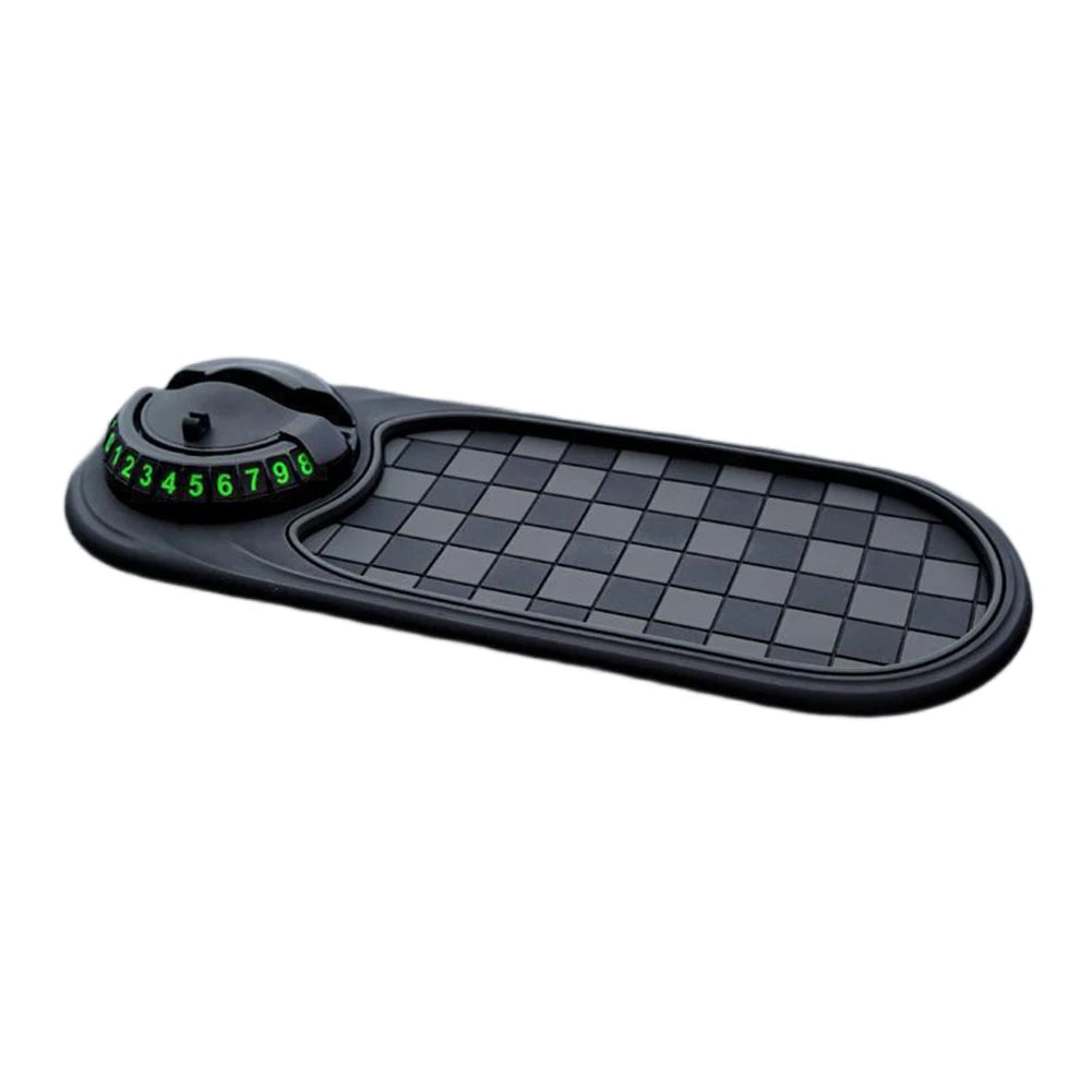 Car Anti-Slip Mat Car Dash Grip Pad with Temporary Parking Numbe 360 D