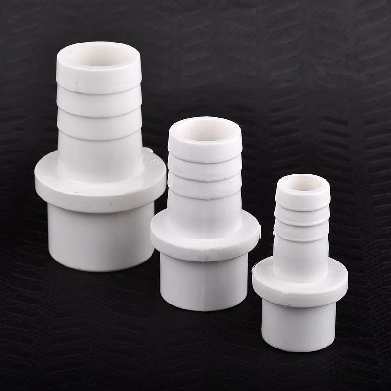 1~20Pcs O.D 20/25/32-5/8/10/12/14/16/18/20/25mm PVC Pagoda Connector Garden Irrigation Pipe Soft Hose Adapter Joint Accessories