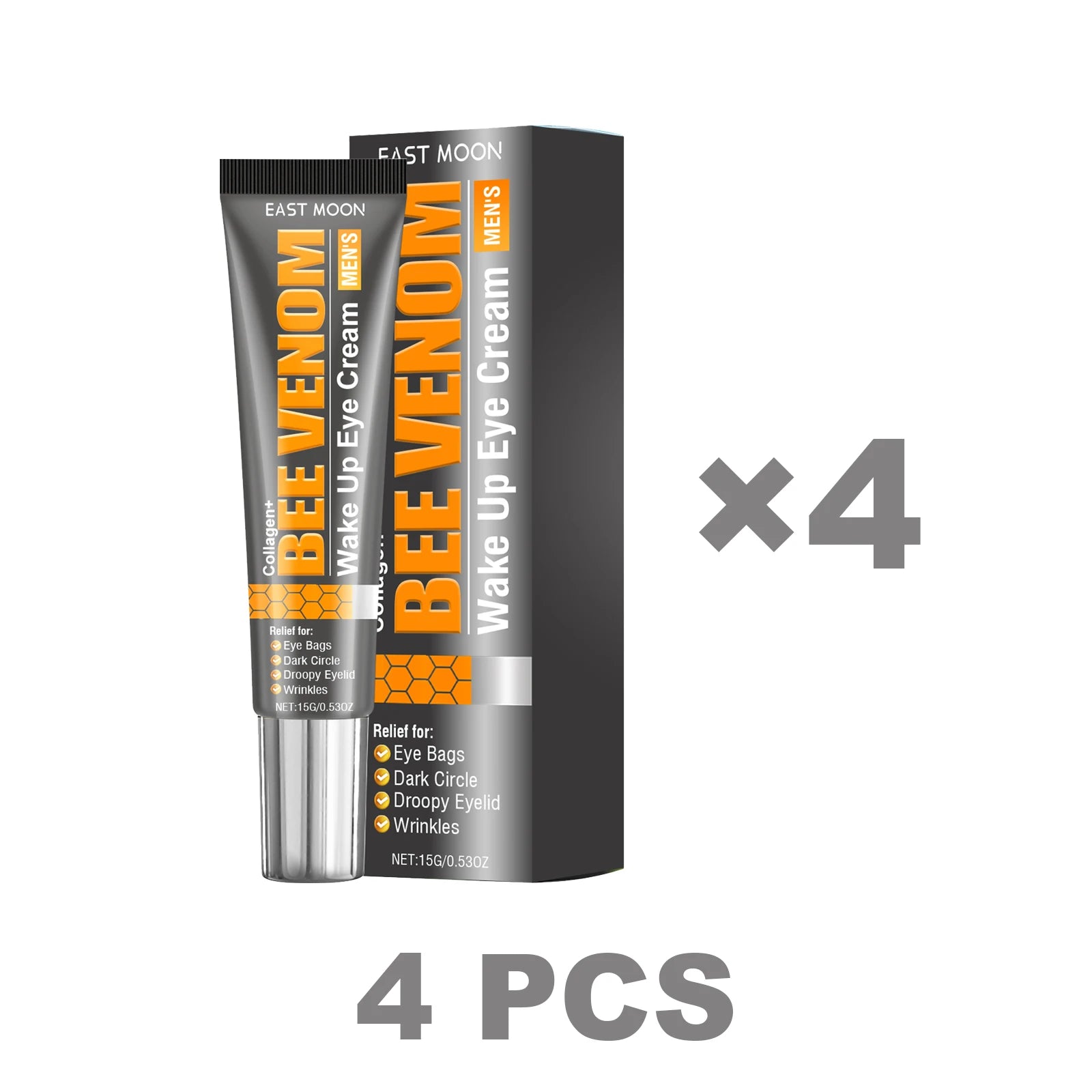East Moon Wake Up Eye Cream Fade Fine Lines Reduce Dark Circles Eye Bags Puffiness Hydrating Moisturizer Men Eye Care Lotion