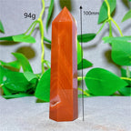 Carnelian Tower Crystal Natural Stone Quartz Home Decoration Minerals Reiki Craft Gifts Energy Healing Meditation Spiritual Love