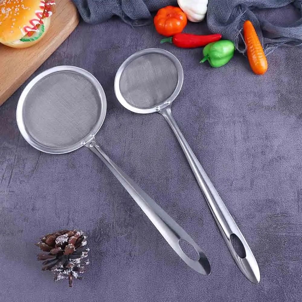Stainless Steel Practical Kitchen Kitchen Gadget Baking Cooking Tool Filter Spoon Strainer Oil Skimmer Colander