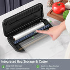 Vacuum Sealer Machine Dry/Moist Vacuum Sealer Machine with Bag Storage Air Sealer Machine for Food Storage and with Starter Kit
