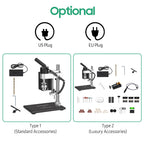 Mini Bench Drill Press Stand Variable Speed Portable Electric Benchtop Drilling Machine Precise Drill Workbench