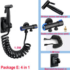 Women's washing set bidet shower toilet shower WC enema penetration anal toilet spray gun bathroom items accessories sprayer