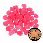 1200pcs Luminous Garden Stones, Vibrant Glowing Plastic Stakes for Pathway, Space & Garden Decor, Metal Art Display Accessories