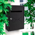20x7.5x26cm Metal Wall Mount Mailbox Letter Box Apartment Complaint Box Large Capacity Easy Installation Office Home Postbox