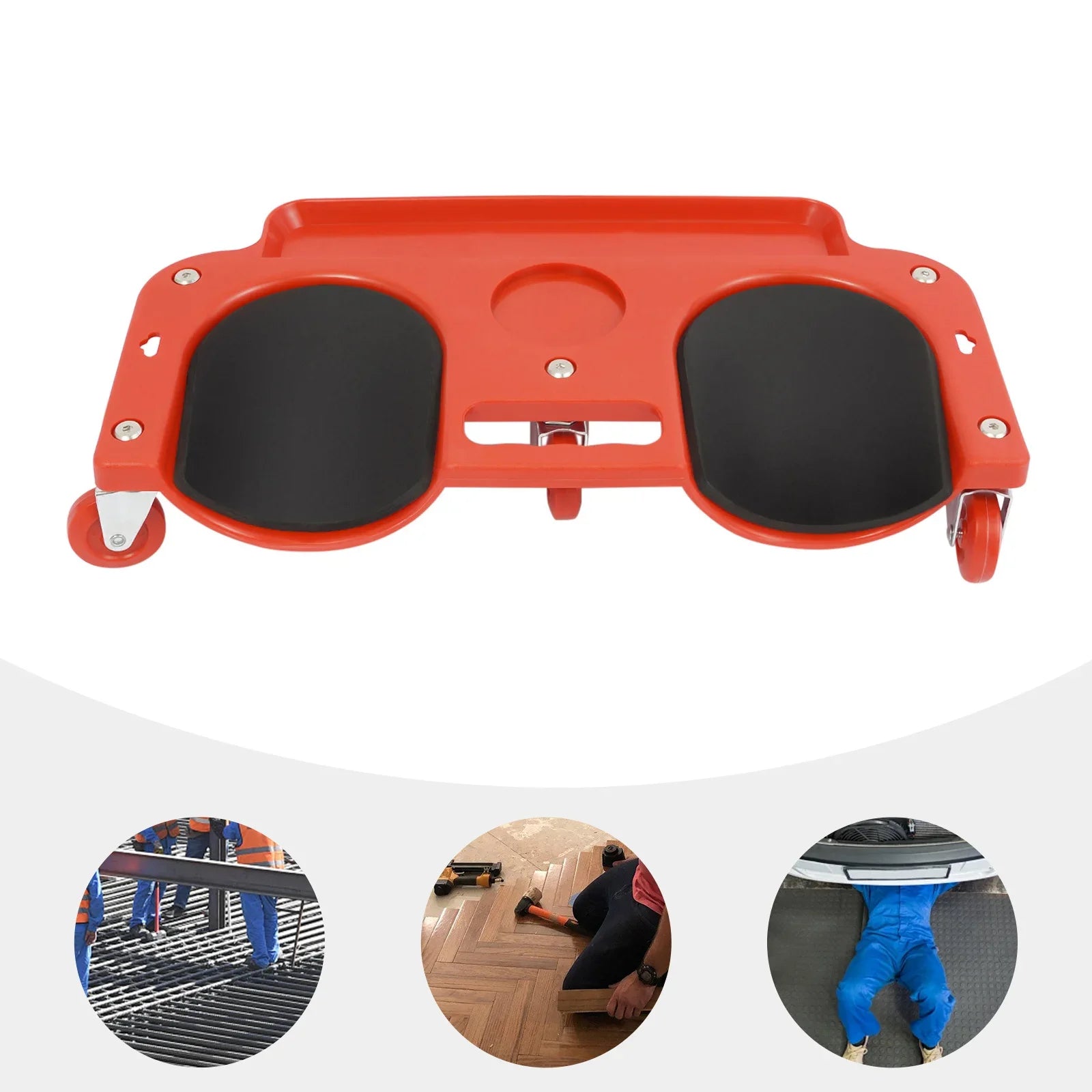 Kneepad with Universal Wheels for Auto Repair Multifunctional Knee-pads Workers' Tools Repair Tools