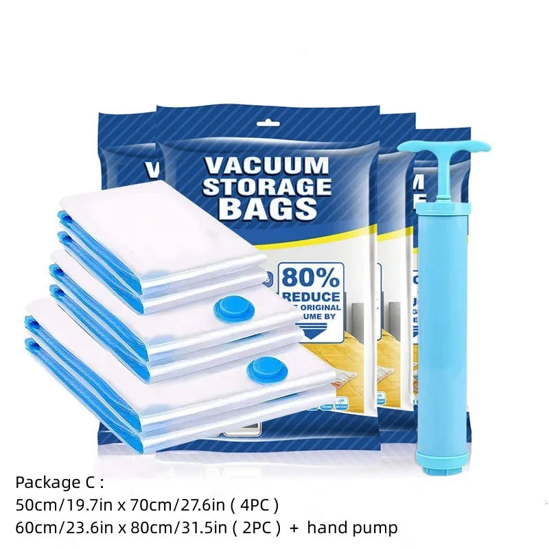 Vacuum compression bag electric pump suction pump Mini Vacuum Sealer Machine Space Saver for Clothes Food Organizer
