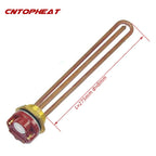 220v 1500w Heating Element With Thermostat DN32 Thread Immersion Copper Water Heater With Thermoregulator