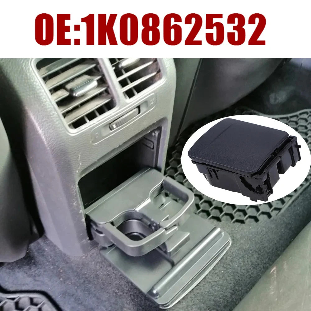 1pc Car Rear Air Outlet Drink Holder Console Armrest Cup Holder For Jetta MK5 5 Golf MK6 6/ VW Golf 6 VI 1K0862532 1K0862532C