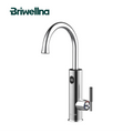 Briwellna Tankless Water Heater Faucet 220V Electric Water Heating Faucet 360 Degrees Swivel Spout Water Heater Flowing