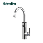 Briwellna Tankless Water Heater Faucet 220V Electric Water Heating Faucet 360 Degrees Swivel Spout Water Heater Flowing