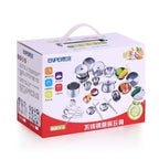 MINI Kitchen Utensils Toys Set For Kids Girl Stainless Steel Can Hold Food Cooking Kitchen Toys Education Pretend Play