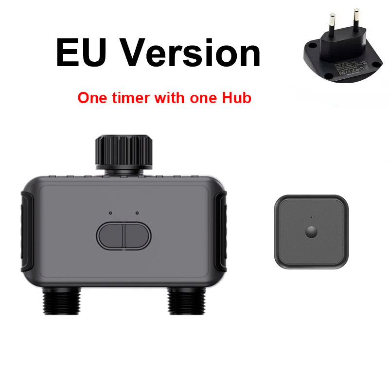 2 zone Smart Garden Watering Timer Wifi Automatic Drip Irrigation Controller Water Valve Garden Automatic Watering System