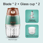 Household baby food dispenser portable baby food kneading machine small multifunctional stirring and meat grinder