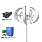 Rapid Delivery Of 5000W 24V 48V Vertical Wind Turbine Household Low Noise And Efficient Solar Cell System in Poland