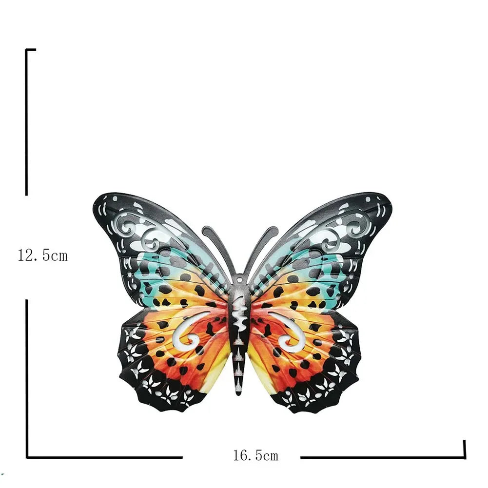 Metal Butterfly Outdoor Large Wall Home Decor Beauty Butterfly On The Wall Fence Shed Wall Garden Decor For Office Garden Patio