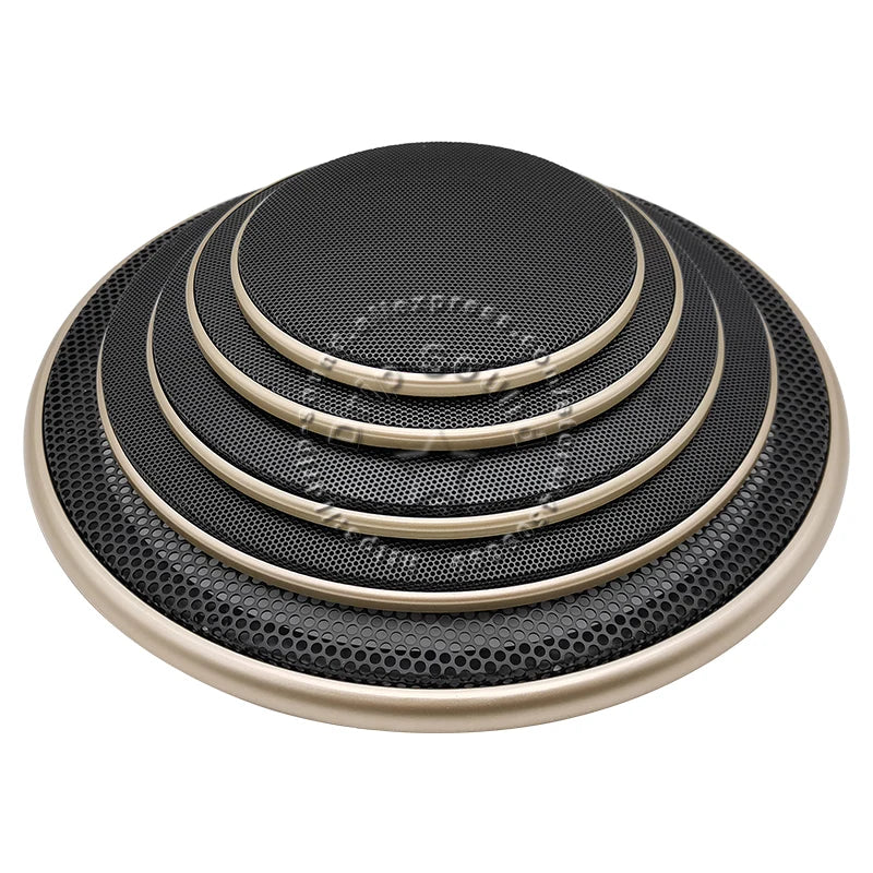For 4"/5"/6.5"/8"/10" Inch Speaker Conversion Net Cover Car Home Audio Decorative Circle Metal Mesh Grille Protection 16E