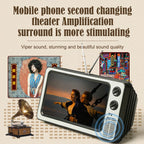 12 Inch Phone Screen Magnifier Enlarged Expand Stand Phone Holder HD Video Amplifier Eyes Protection Retro TV Box For Iphone