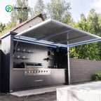 Customized Integrated Mobile Outdoor Kitchen High End Courtyard Party BBQ Cooking Multifunctional Household Commercial Cabin