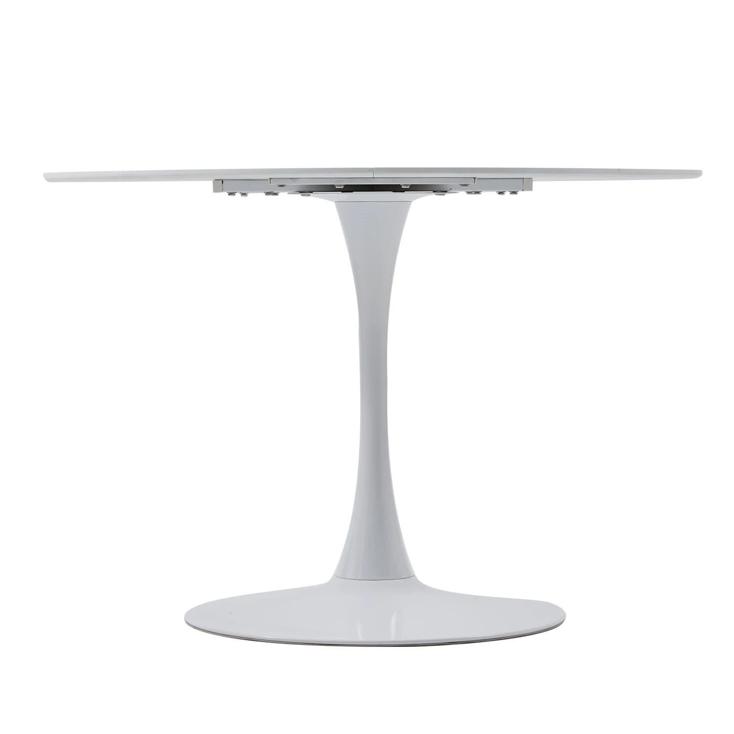 110CM White Round Table Fixed Gina Kitchen Dining Room Living Room Nordic Modern Style Furniture Small Balcony Table