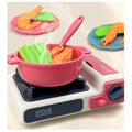 Funny Multicolor Cooking Playset Plastic Microwave Playing House Kitchen Toy Simulation Design Gas Stove Baking Playset Play