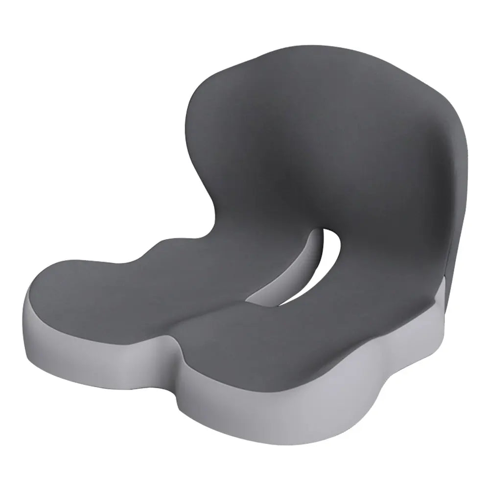 Memory Foam L Shaped Integrated Office Chair Cushion with Lumbar Suppo