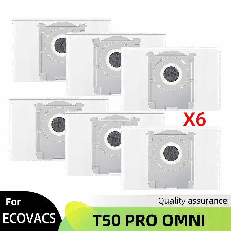 Fit For ECOVACS DEBOT T50 PRO OMNI Replacement Parts Accessories Main Side Brush Hepa Filter Mop Cloth Dust Bag
