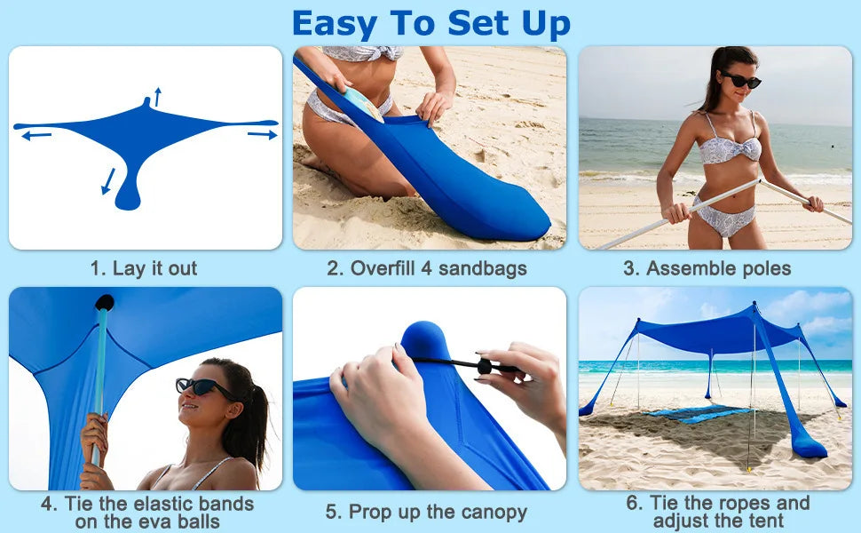 Portable Outdoor Sun Protection Tent