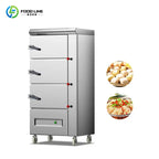 Commercial Food Steaming Cabinet  Stainless Steel Cooking Equipment for Catering Kitchen