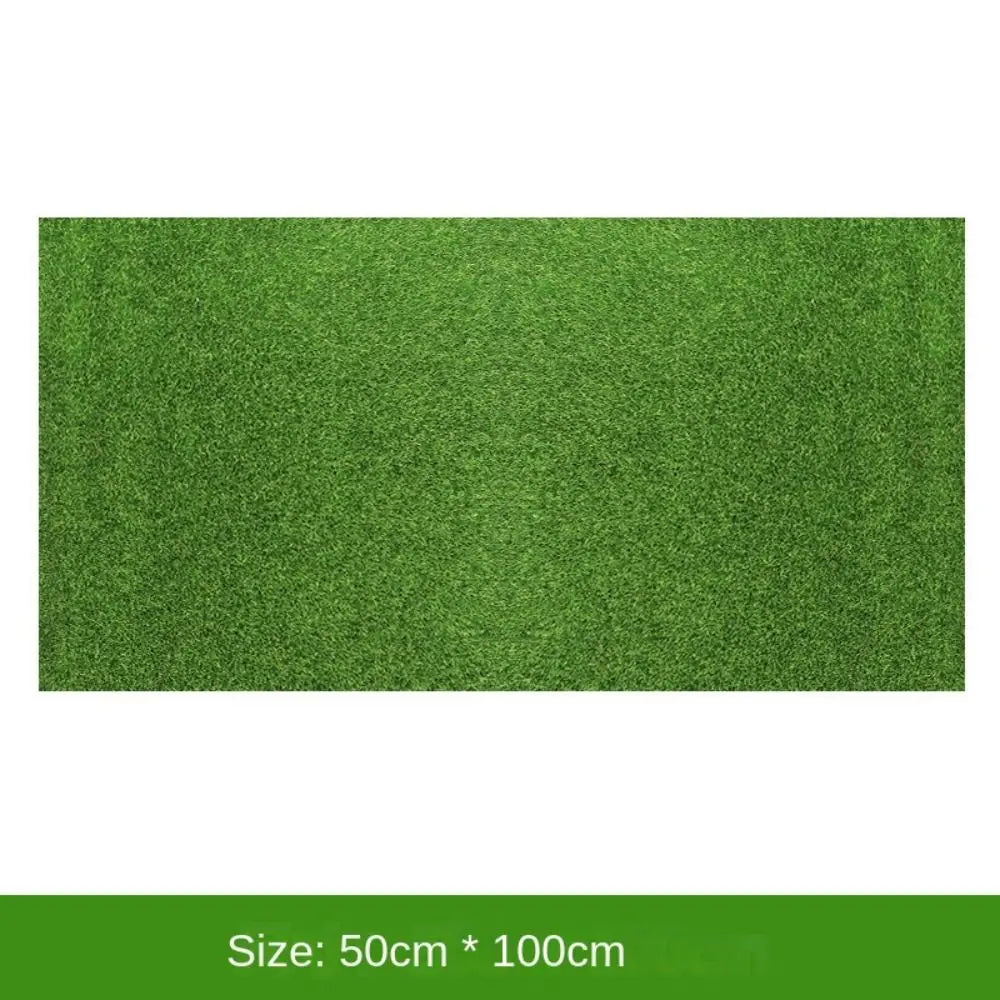 Fake Green Grass Mat Grass Mat Green Artificial Lawns Turf Carpets Fake Sod Simulation Moss Lawn Turf DIY Micro Landscape Decor