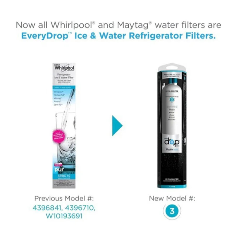 Everydrop Ice and Water Refrigerator Filter 3, EDR3RXD1,4396841,439671