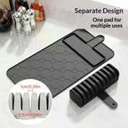 Silicone Knives Organizer Kitchen Knife Holder Detachable Cutlery Anti Slip Pad 10 Slots Knives Holder Home Kitchen Accessories