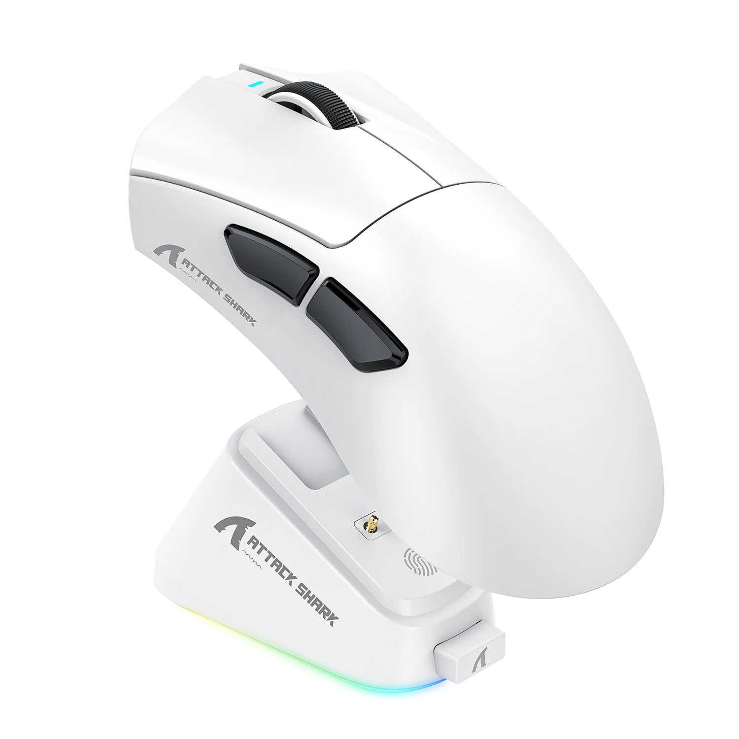 ATTACK SHARK V3PRO Ultra-Light Gaming Mouse with Charging Dock 2.4G Wireless Bluetooth Wired 1000Hz Polling Rate 25000 DPI