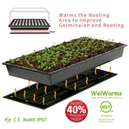 Plant heating pads 50x25cm 240V 17.5W Plants Growth Heating Mats Seedling Heat Mat Indoor Plants Germination Waterproof Heating