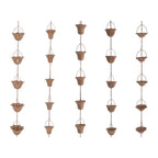 3.3ft Rain Chain Garden Decor Outside Outside Gutter Downspout in Summer Park Embellishment Gutters Downspout Downspout Chain