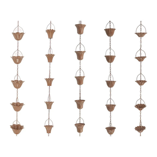 3.3ft Rain Chain Garden Decor Outside Outside Gutter Downspout in Summer Park Embellishment Gutters Downspout Downspout Chain