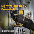 Lithium Battery 20V Rechargeable Brushless Compact Electric Screwdriver Hand Drill Impact Drill DCD805