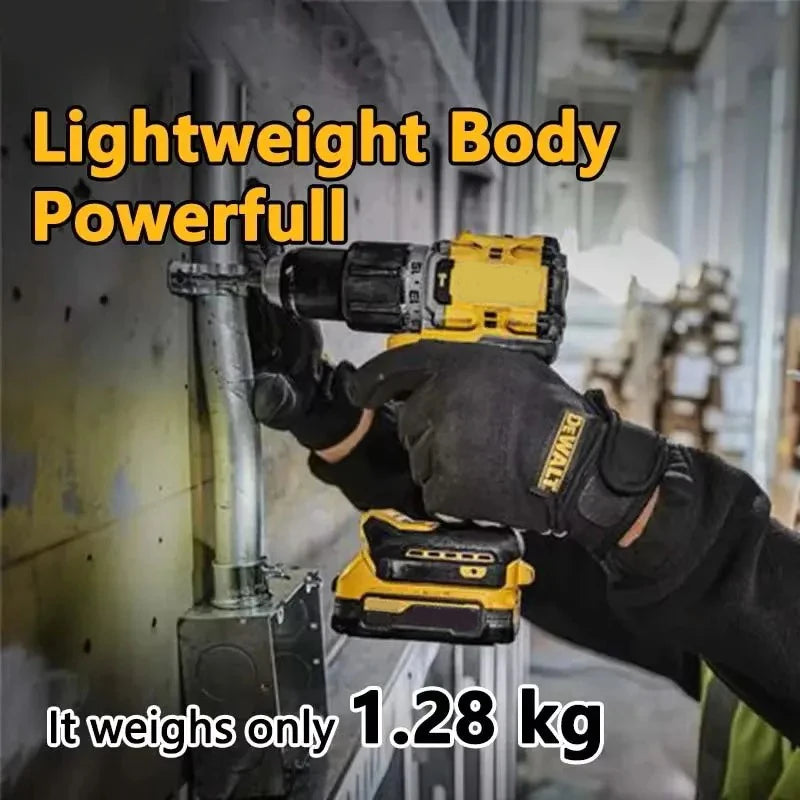 Lithium Battery 20V Rechargeable Brushless Compact Electric Screwdriver Hand Drill Impact Drill DCD805