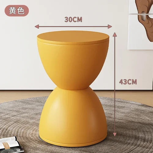 Minimalist Nordic Dressers Stool Plastic Design Apartment Shoes Changing Children Foot Stool Relax Muebles Trendy Furniture