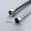 G1/2 G3/8 G9/16 50cm 1 pair Stainless Steel Flexible Plumbing Pipes Cold Hot mixer Faucet Water supply pipe Hoses bathroom part