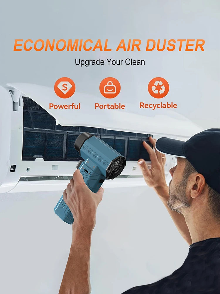 Powerful Turbo jet fan Violent Turbo Fan Car Violent Air Gun 600g Thrust Stepless Speed 70m/s High Power Turbofan Leaf Blower