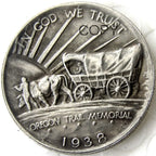 USA 1926-1939-PSD Oregon Commemorative Half Dollar Silver Plated Copy Coin