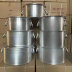 Kitchen 35-50cm 7PCS aluminum alloy cooking pot American large capacity panel cooker set casserole commercial