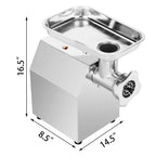 SucceBuy 122Kg/H Heavy Duty Electric Meat Mincer Grinder  Max Powerful Home Portable Sausage Stuffer Meat Mincer Food Processor